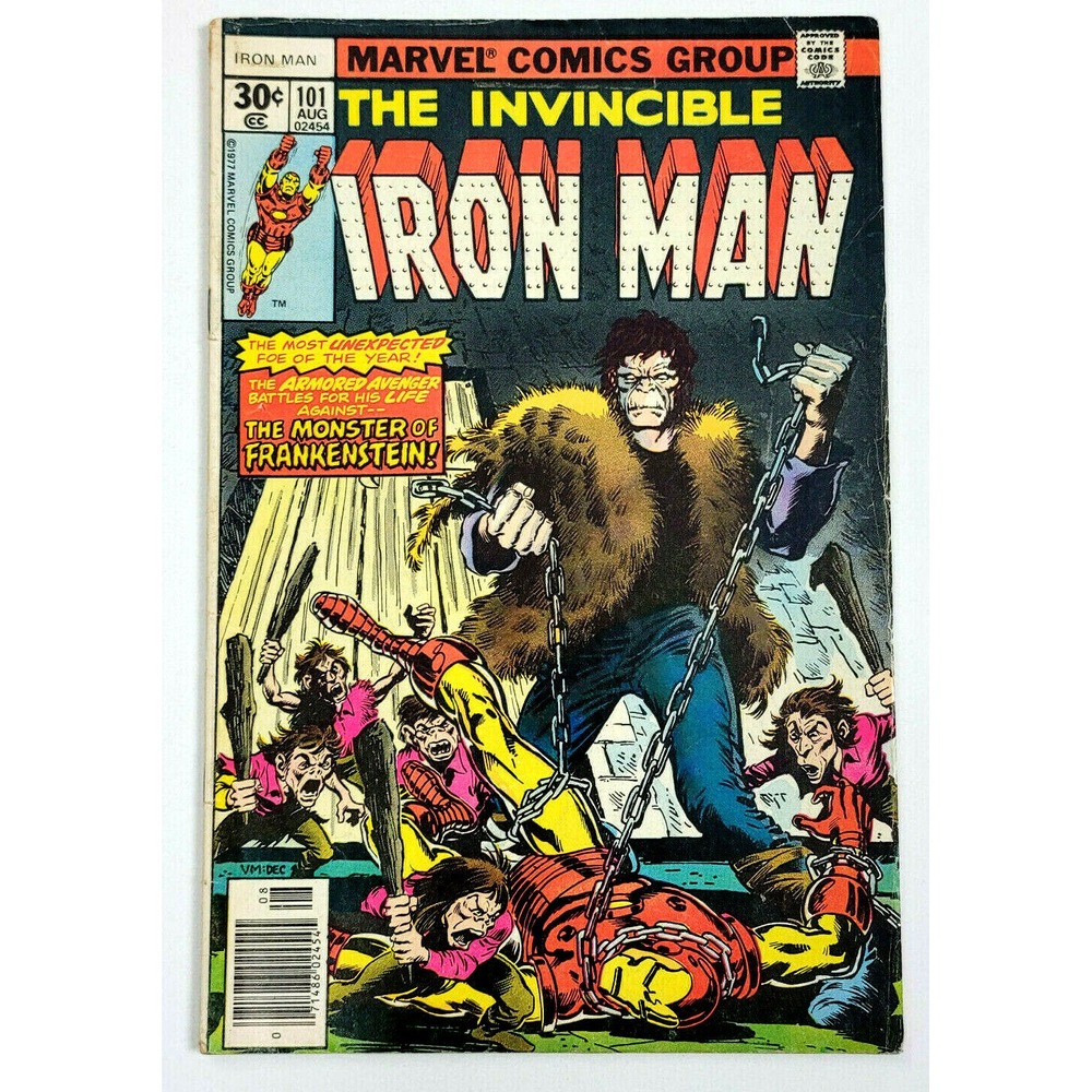 IRON MAN # 101 - (1977)‎ FRANKENSTEIN APPEARANCE